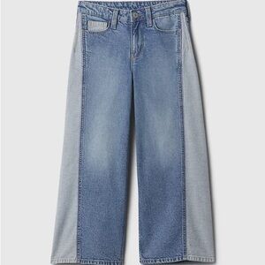 Girls High Rise Wide-Leg Jeans